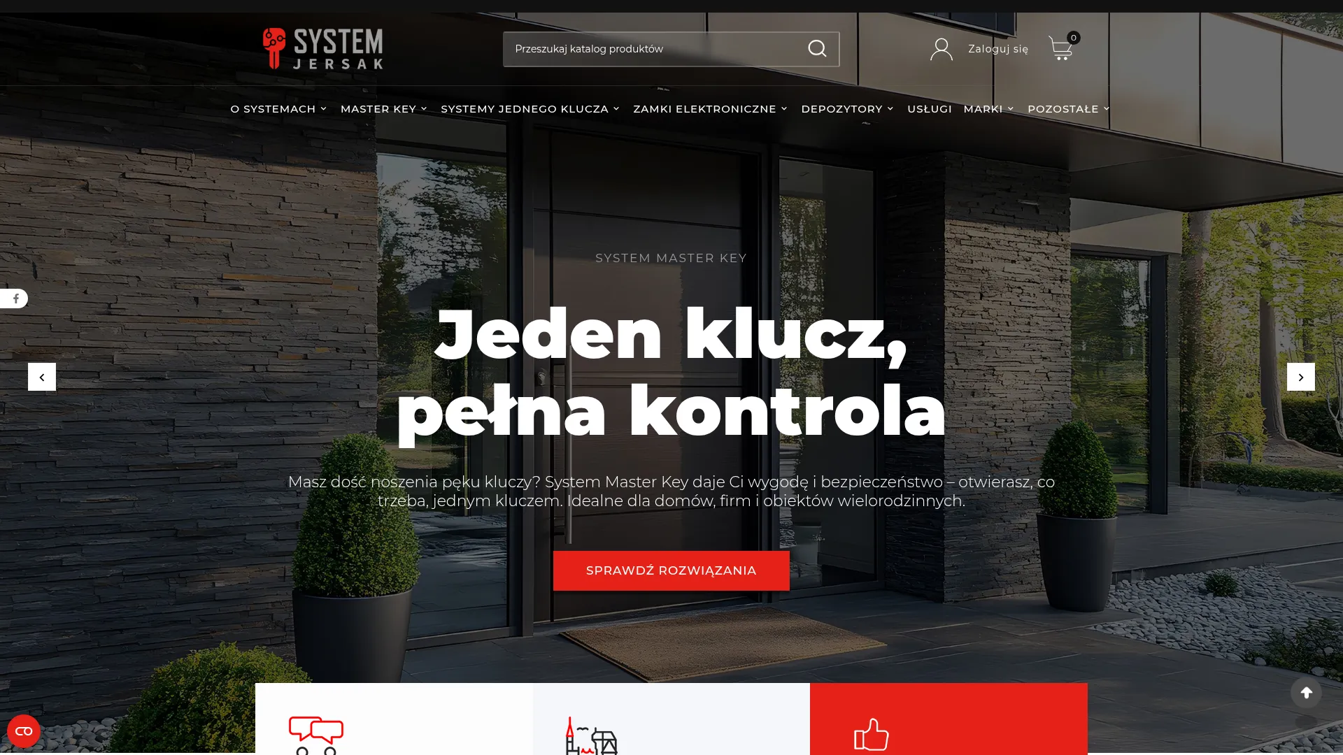 Zrzut ekranu strony SYSTEM S.C. KRZYSZTOF I PAWEŁ JERSAK